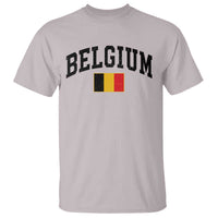 Vintage Belgium T Shirt Belgian Soccer Football Pride Gift for Fans