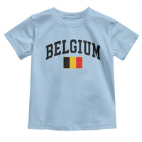 Vintage Belgium Toddler T Shirt Belgian Soccer Football Pride Gift for Fans