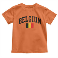 Vintage Belgium Toddler T Shirt Belgian Soccer Football Pride Gift for Fans