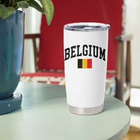 Vintage Belgium Tumbler Cup Belgian Soccer Football Pride Gift for Fans