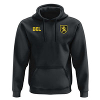 Vintage Belgium Hoodie Belgian Football Pride Belgium Lion Crest Soccer Graphic
