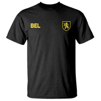 Vintage Belgium T Shirt Belgian Football Pride Belgium Lion Crest Soccer Graphic