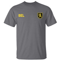 Vintage Belgium T Shirt Belgian Football Pride Belgium Lion Crest Soccer Graphic