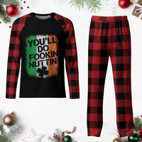 You Will Fookin Nuttin Irish Flag Pride Notorious Plaid Pajama Set