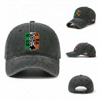 You Will Fookin Nuttin Irish Flag Pride Notorious Washed Cotton Baseball Cap