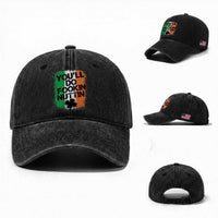 You Will Fookin Nuttin Irish Flag Pride Notorious Washed Cotton Baseball Cap