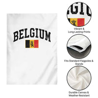 Vintage Belgium Garden Flag Lion Royal Flag Graphic Belgian Soccer Football Pride Gift for Fans