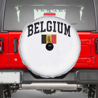 Vintage Belgium Spare Tire Cover Lion Royal Flag Graphic Belgian Soccer Football Pride Gift for Fans