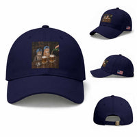 Funny Smoking Cats Drinking Beer at the Bar Baseball Cap Funny Bad Boys Cigarette Kitty Gen Z Meme
