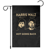 Harris Walz Garden Flag Retro We Are Not Going Back