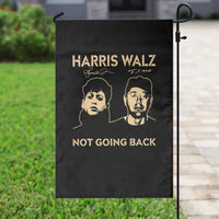 Harris Walz Garden Flag Retro We Are Not Going Back