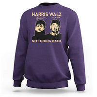 Harris Walz Sweatshirt Retro We Are Not Going Back