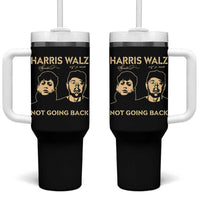 Harris Walz Tumbler With Handle Retro We Are Not Going Back