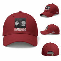 Harris Walz Baseball Cap Vintage We Are Not Going Back