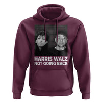 Harris Walz Hoodie Vintage We Are Not Going Back