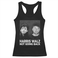 Harris Walz Racerback Tank Top Vintage We Are Not Going Back