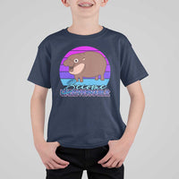 Funny Moo Deng T Shirt For Kid Baby Hippo Become Ungovernable - Wonder Print Shop