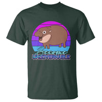 Funny Moo Deng T Shirt Baby Hippo Become Ungovernable - Wonder Print Shop