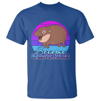 Funny Moo Deng T Shirt Baby Hippo Become Ungovernable - Wonder Print Shop