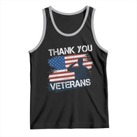 Thank You Veterans Tank Top Never Forget Veterans Military Appreciation US Flag - Wonder Print Shop