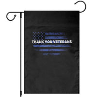 Thank You Veterans Garden Flag Never Forget Veterans Day Grunge American Flag - Wonder Print Shop