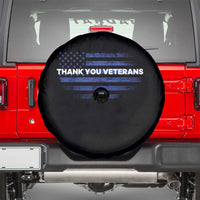 Thank You Veterans Spare Tire Cover Never Forget Veterans Day Grunge American Flag - Wonder Print Shop