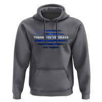 Thank You Veterans Hoodie Never Forget Veterans Day Grunge American Flag - Wonder Print Shop
