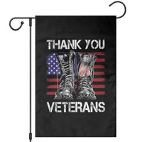 Thank You Veterans Garden Flag American Flag Military Supportive Veterans Day - Wonder Print Shop
