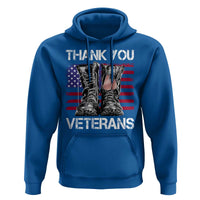 Thank You Veterans Hoodie American Flag Military Supportive Veterans Day - Wonder Print Shop