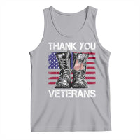 Thank You Veterans Tank Top American Flag Military Supportive Veterans Day - Wonder Print Shop