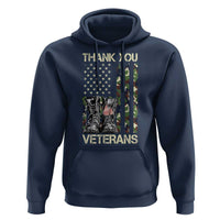 Thank You Veterans Hoodie Camo American Flag Military Supportive Veterans Day - Wonder Print Shop