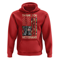 Thank You Veterans Hoodie Camo American Flag Military Supportive Veterans Day - Wonder Print Shop