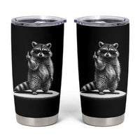 Raccoon Meme Tumbler Cup Middle Finger Trash Panda Sarcastic Humor