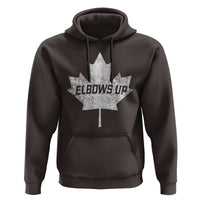 Elbows Up Canada Hoodie True North Strong and Free Maple Leaf Proud Canadian
