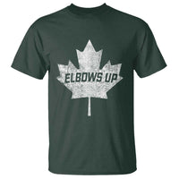 Elbows Up Canada T Shirt True North Strong and Free Maple Leaf Proud Canadian