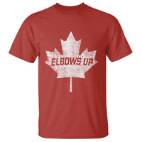 Elbows Up Canada T Shirt True North Strong and Free Maple Leaf Proud Canadian