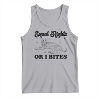 Feminist Cat Tank Top Equal Rights or I Bites Human Rights - Wonder Print Shop