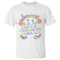 Ask Me About My Explosive Diarrhea T Shirt Funny Edgy Adult Humor - Wonder Print Shop