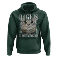 Rage Is Consuming Me Hoodie Funny Silly Cat Memes - Wonder Print Shop