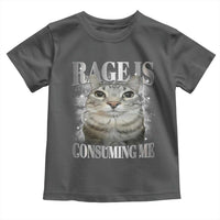 Rage Is Consuming Me Toddler T Shirt Funny Silly Cat Memes - Wonder Print Shop