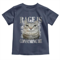 Rage Is Consuming Me Toddler T Shirt Funny Silly Cat Memes - Wonder Print Shop
