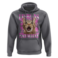 Lesbians Eat What Hoodie Funny Cat Gay Pride LGBTQ Pun