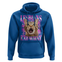 Lesbians Eat What Hoodie Funny Cat Gay Pride LGBTQ Pun