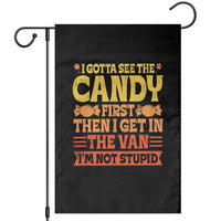 Funny Lollipop Van Gift Garden Flag Creepy Adult I Gotta See The Candy First I'm Not Stupid - Wonder Print Shop
