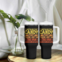 Funny Lollipop Van Gift Tumbler With Handle Creepy Adult I Gotta See The Candy First I'm Not Stupid - Wonder Print Shop