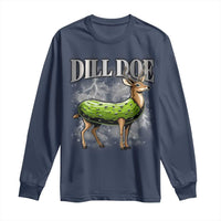 Dill Doe Long Sleeve Shirt Funny Adult Humor Pickle Deer Bootleg Graphic 90s - Wonder Print Shop