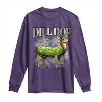 Dill Doe Long Sleeve Shirt Funny Adult Humor Pickle Deer Bootleg Graphic 90s - Wonder Print Shop