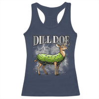 Dill Doe Racerback Tank Top Funny Adult Humor Pickle Deer Bootleg Graphic 90s - Wonder Print Shop