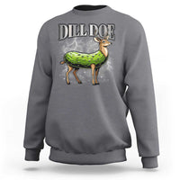Dill Doe Sweatshirt Funny Adult Humor Pickle Deer Bootleg Graphic 90s - Wonder Print Shop