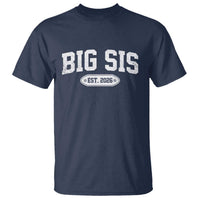 Big Sis Est 2026 T Shirt Big Sister Baby Announcement